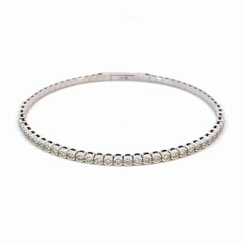 Half Bezel Diamond Bracelet