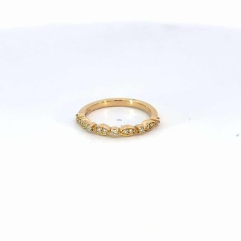 Vintage Inspired Diamond Band