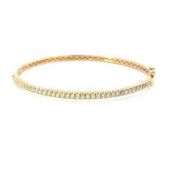 Gold Diamond Bangle