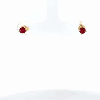 Ruby Stud Earrings