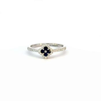 Sapphire and Diamond Ring