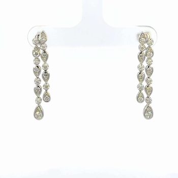 Diamond drop earrings