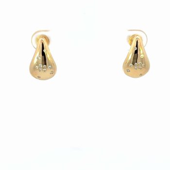 Teardrop Diamond Earrings