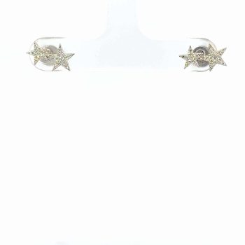Diamond star earrings