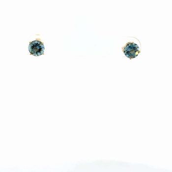 Aquamarine Stud Earrings