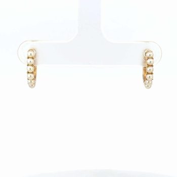 Pearl Huggie Earrings
