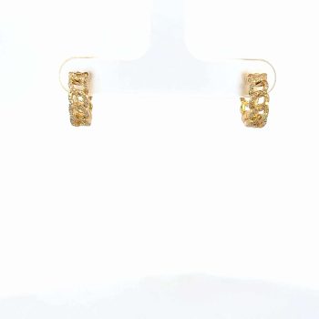 Chain Link Huggie Earrings