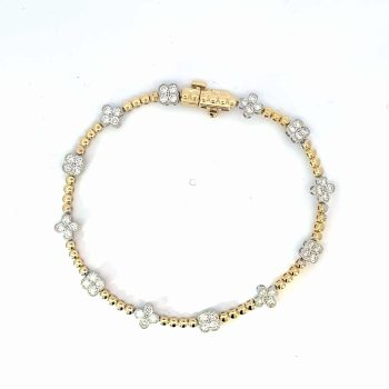 Two Toned Diamond Bracelet