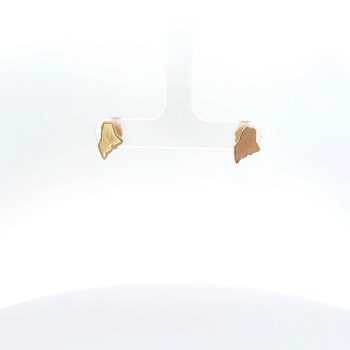 Yellow Gold Maine Stud Earrings