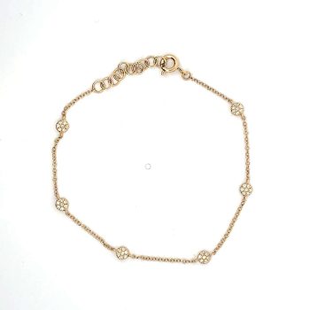 Diamond Cluster Bracelet