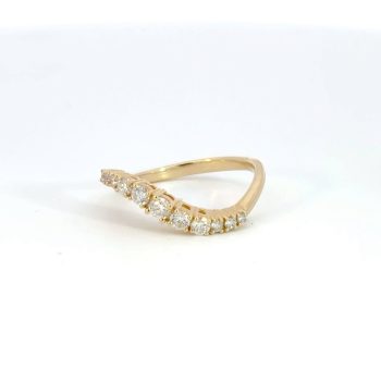 Diamond Wave Ring