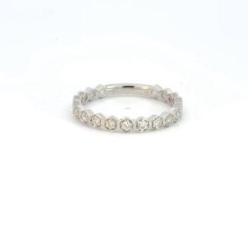 Diamond wedding band