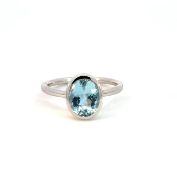 Aquamarine ring