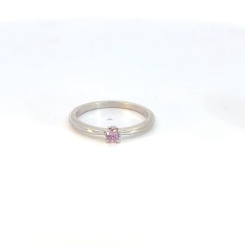 Maine mined pink tourmaline ring