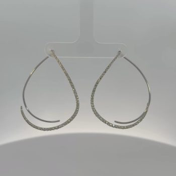Diamond Spiral Threader Earrings