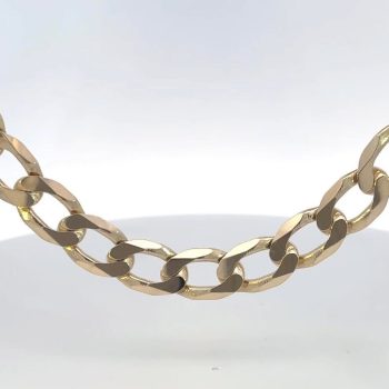 yellow gold cuban link chain